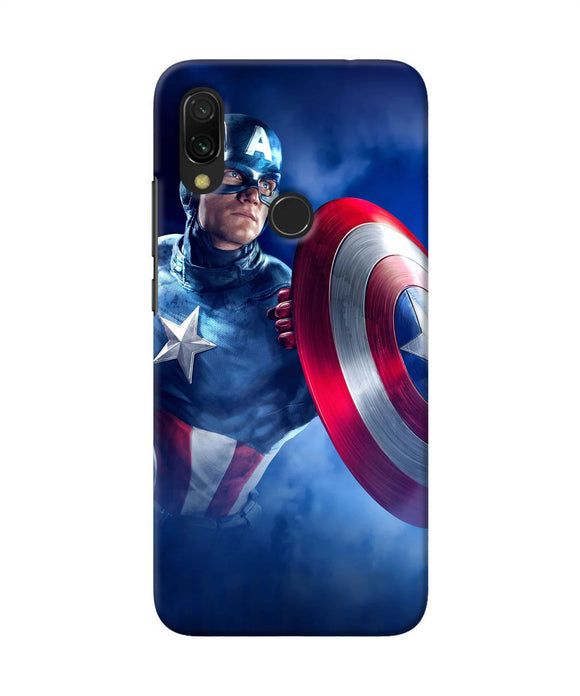 Captain America On Sky Redmi 7 Back Cover