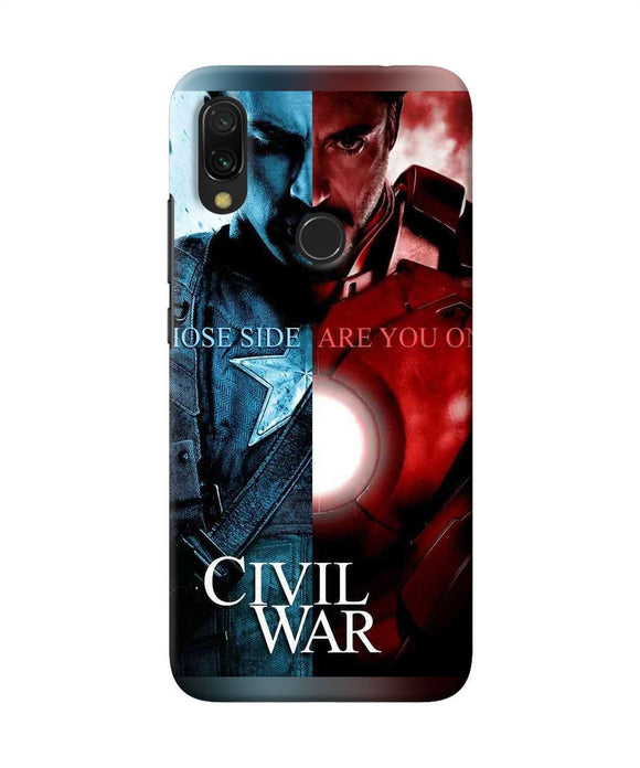 Civil War Redmi 7 Back Cover