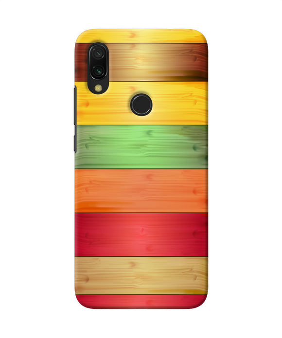 Wooden Colors Redmi 7 Back Cover