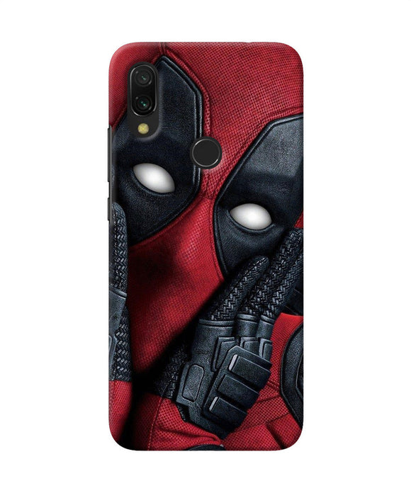 Thinking Deadpool Redmi 7 Back Cover