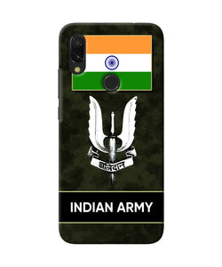 Indian Flag Balidan Logo Redmi 7 Back Cover