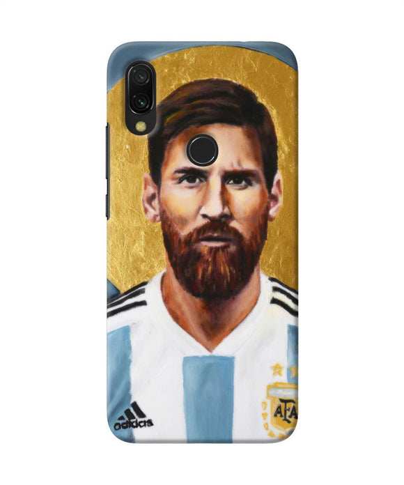 Messi Face Redmi 7 Back Cover