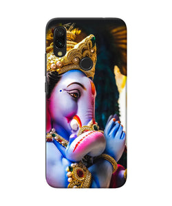 Lord Ganesh Statue Redmi 7 Back Cover