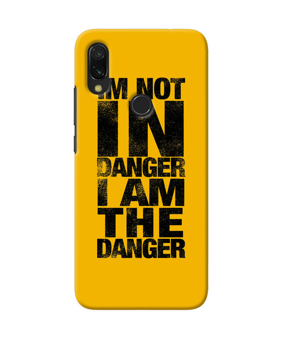 Im Not In Danger Quote Redmi 7 Back Cover