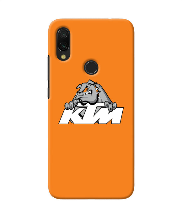 Ktm Dog Logo Redmi 7 Back Cover