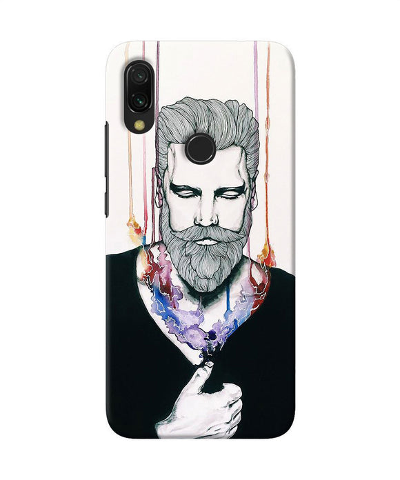 Beard Man Character Redmi 7 Back Cover