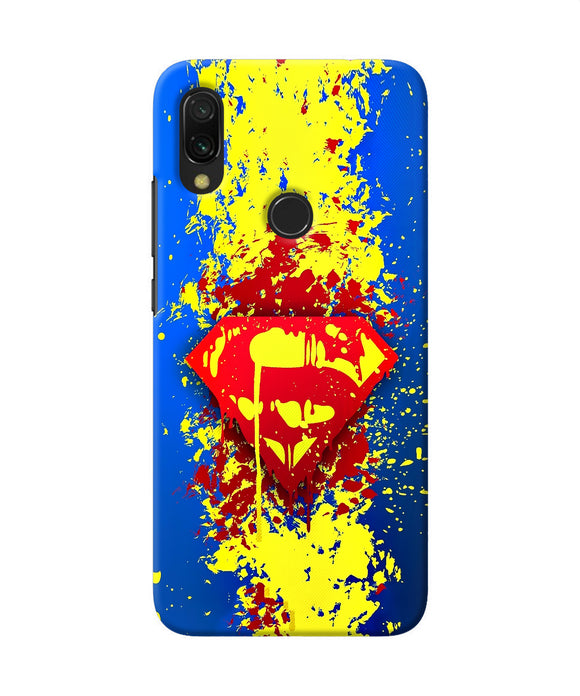 Superman Logo Redmi Y3 Back Cover
