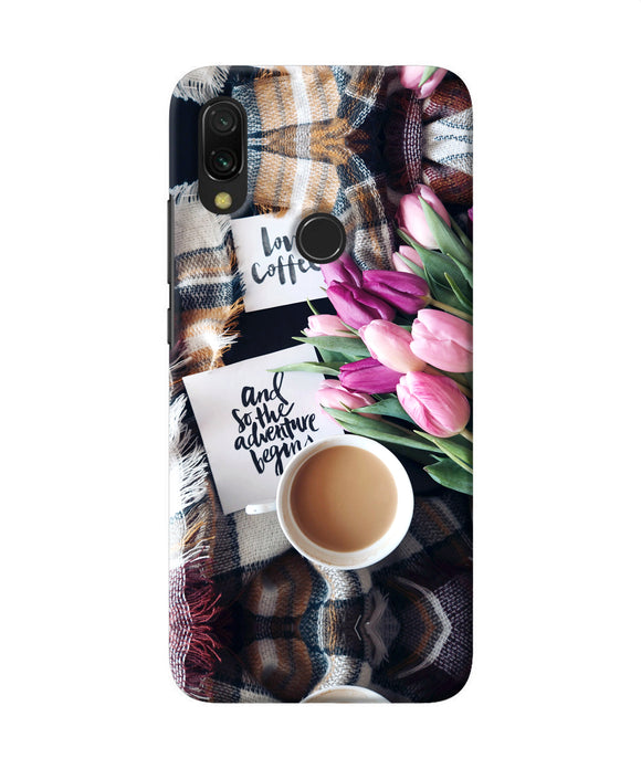 Love Coffee Quotes Redmi Y3 Back Cover