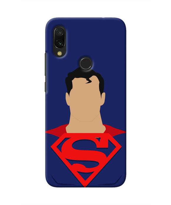 Superman Cape Redmi Y3 Real 4D Back Cover