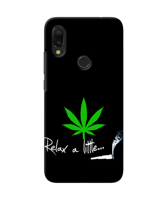 Weed Relax Quote Redmi Y3 Real 4D Back Cover