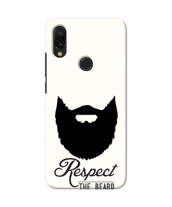 Respect the Beard Redmi Y3 Real 4D Back Cover