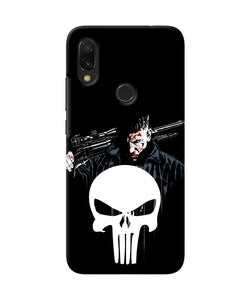 Punisher Character Redmi Y3 Real 4D Back Cover