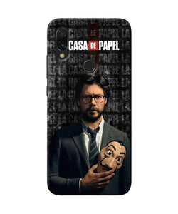 Money Heist Professor with Mask Redmi Y3 Back Cover