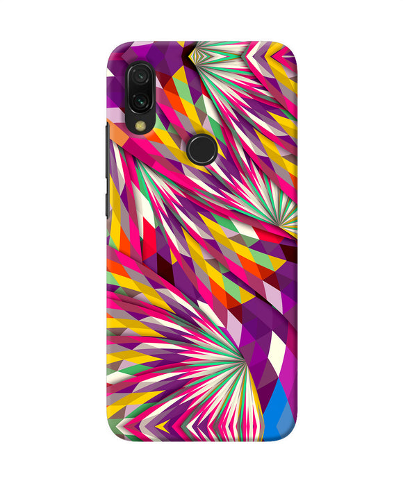 Abstract Colorful Print Redmi Y3 Back Cover