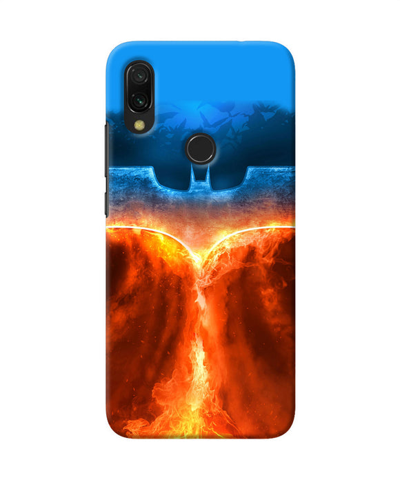 Burning Batman Logo Redmi Y3 Back Cover