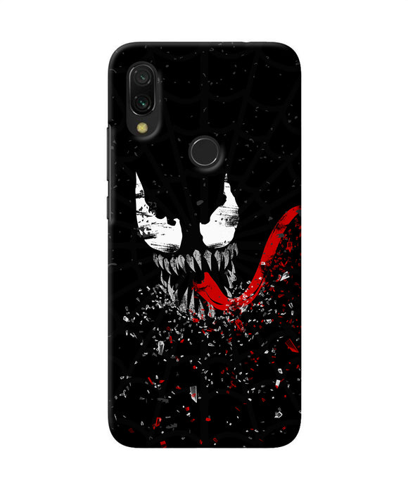 Venom Black Poster Redmi Y3 Back Cover