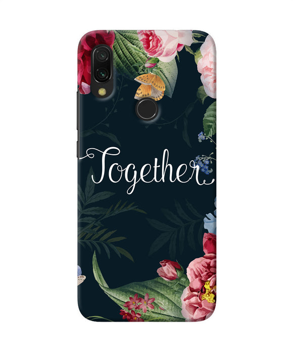 Together Flower Redmi Y3 Back Cover