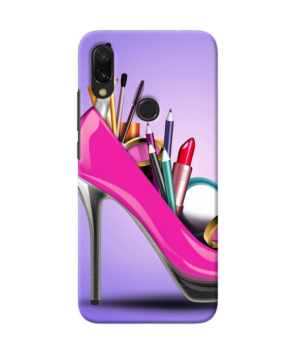 Makeup Heel Shoe Redmi Y3 Back Cover