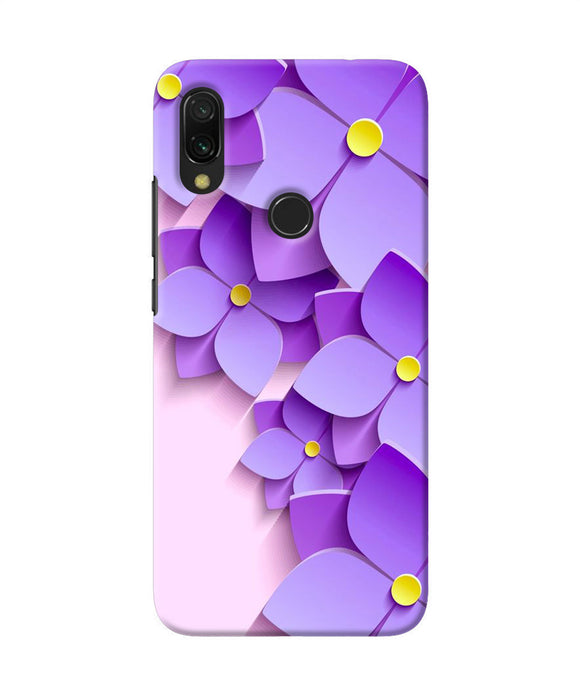 Violet Flower Craft Redmi Y3 Back Cover