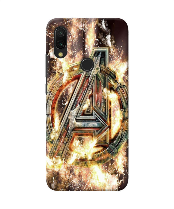 Avengers Burning Logo Redmi Y3 Back Cover