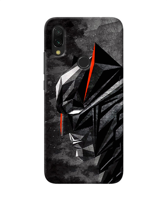 Batman Black Side Face Redmi Y3 Back Cover