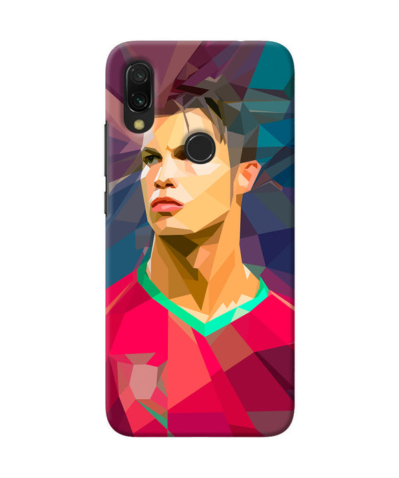 Abstract Ronaldo Redmi Y3 Back Cover