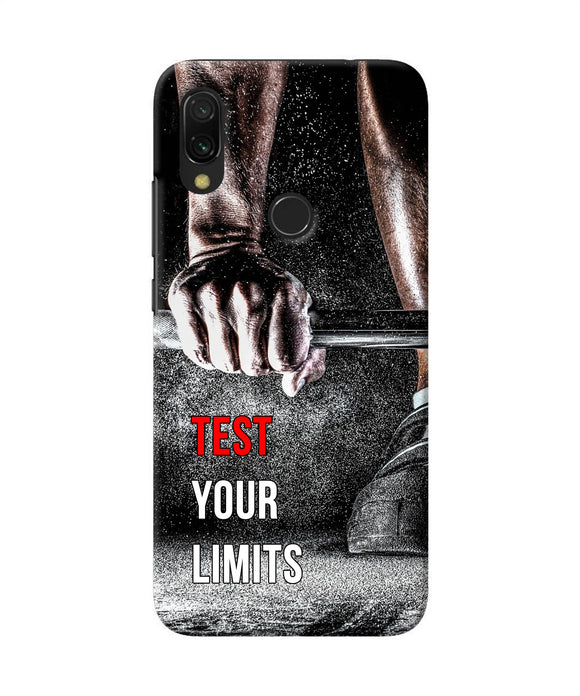 Test Your Limit Quote Redmi Y3 Back Cover