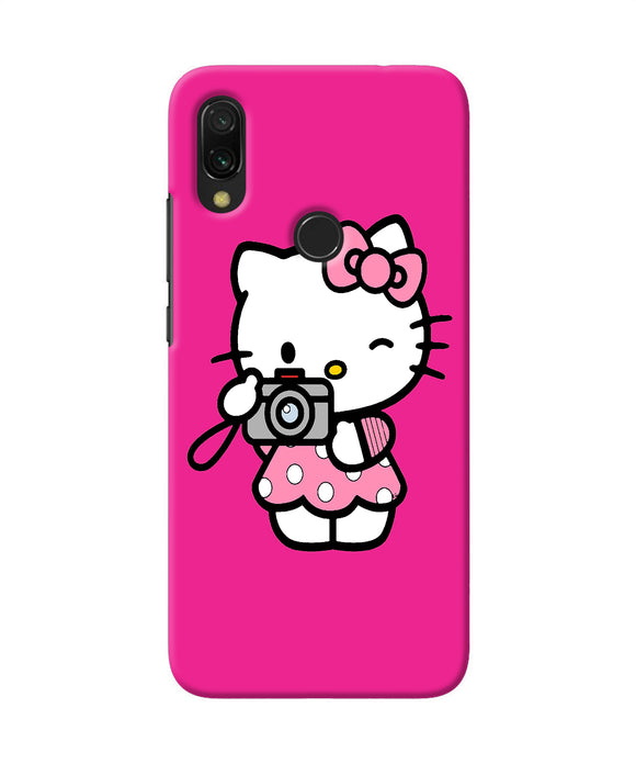 Hello Kitty Cam Pink Redmi Y3 Back Cover