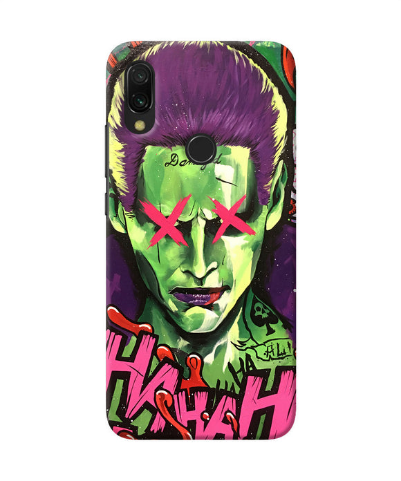 Damaged Joker Anim Redmi Y3 Back Cover