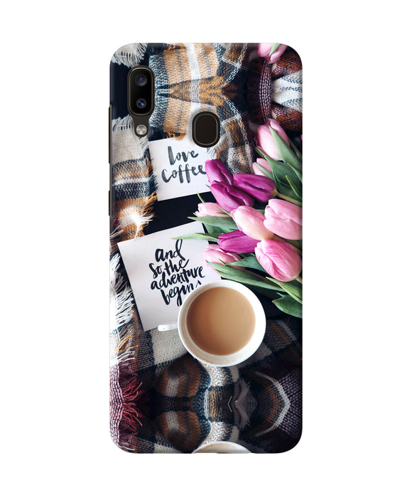 Love Coffee Quotes Samsung A20 / M10s Back Cover