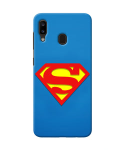 Superman Blue Samsung A20/M10s Real 4D Back Cover