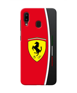 Ferrari Abstract Red Samsung A20/M10s Real 4D Back Cover