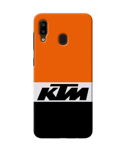 KTM Colorblock Samsung A20/M10s Real 4D Back Cover