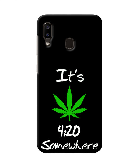 Weed Quote Samsung A20/M10s Real 4D Back Cover