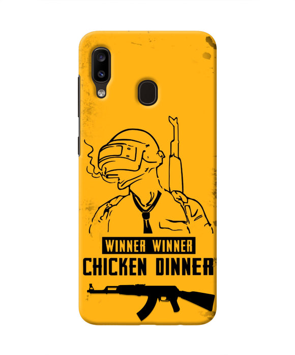 PUBG Chicken Dinner Samsung A20/M10s Real 4D Back Cover