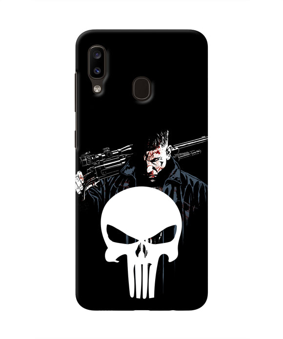 Punisher Character Samsung A20/M10s Real 4D Back Cover