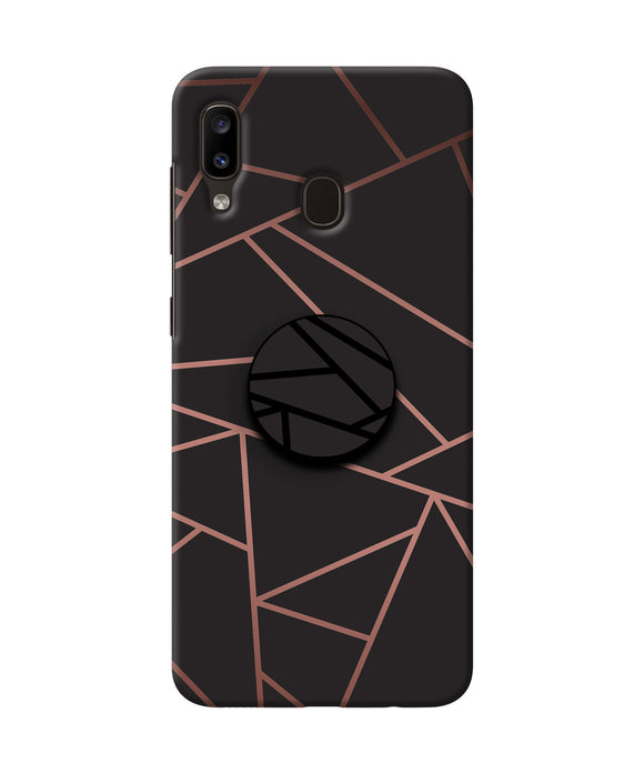 Geometric Pattern Samsung A20/M10s Pop Case