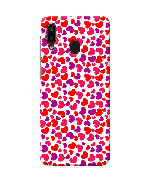 Heart Print Samsung A20 / M10s Back Cover