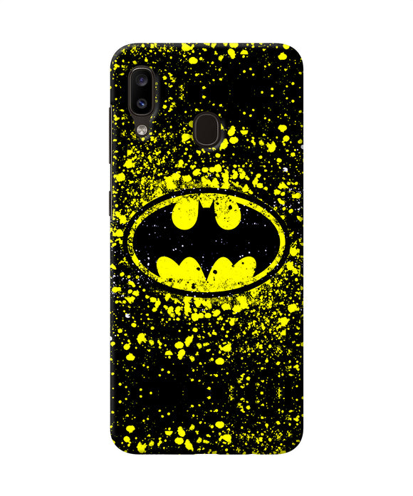 Batman Last Knight Print Yellow Samsung A20 / M10s Back Cover