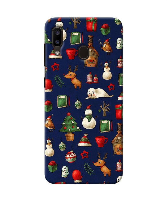 Canvas Christmas Print Samsung A20 / M10s Back Cover