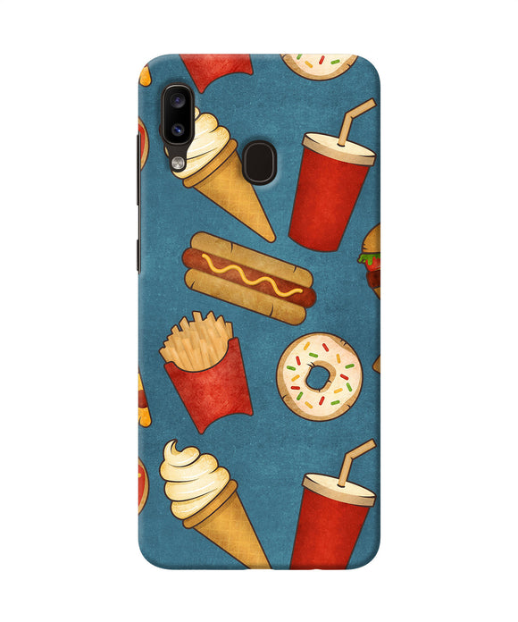 Abstract Food Print Samsung A20 / M10s Back Cover