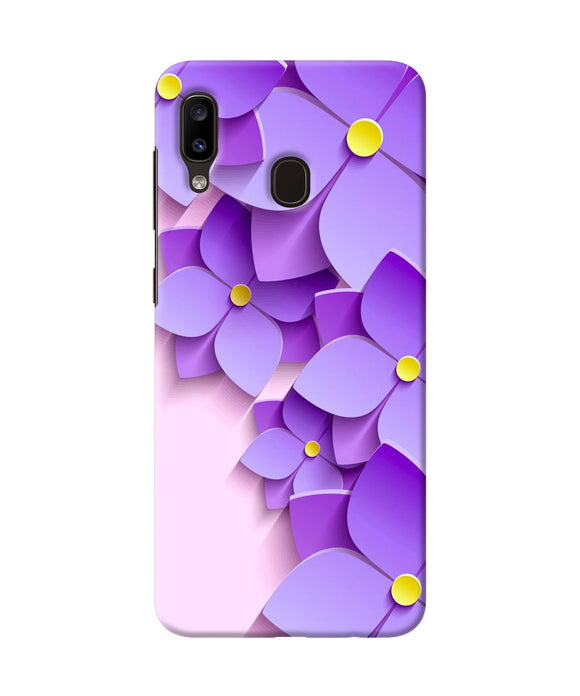 Violet Flower Craft Samsung A20 / M10s Back Cover