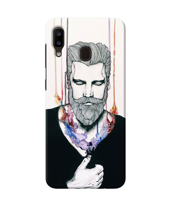 Beard Man Character Samsung A20 / M10s Back Cover