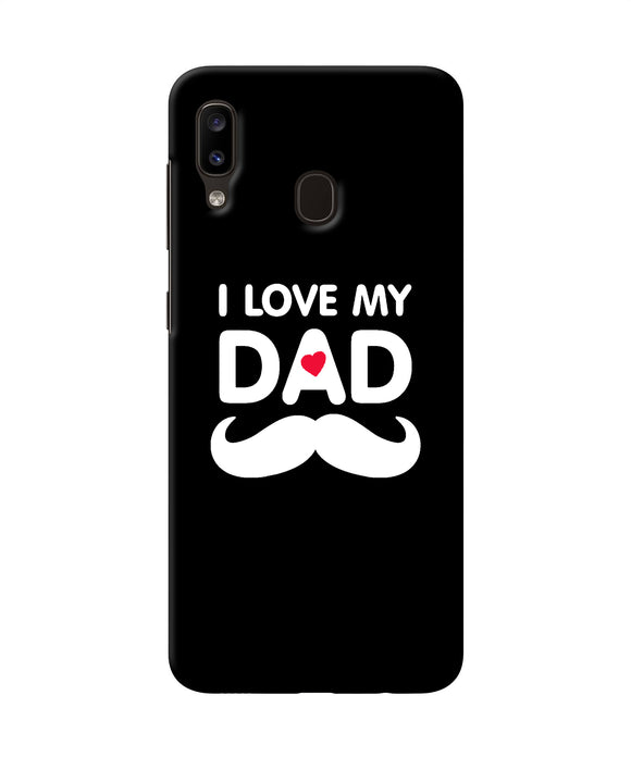 I Love My Dad Mustache Samsung A20 / M10s Back Cover