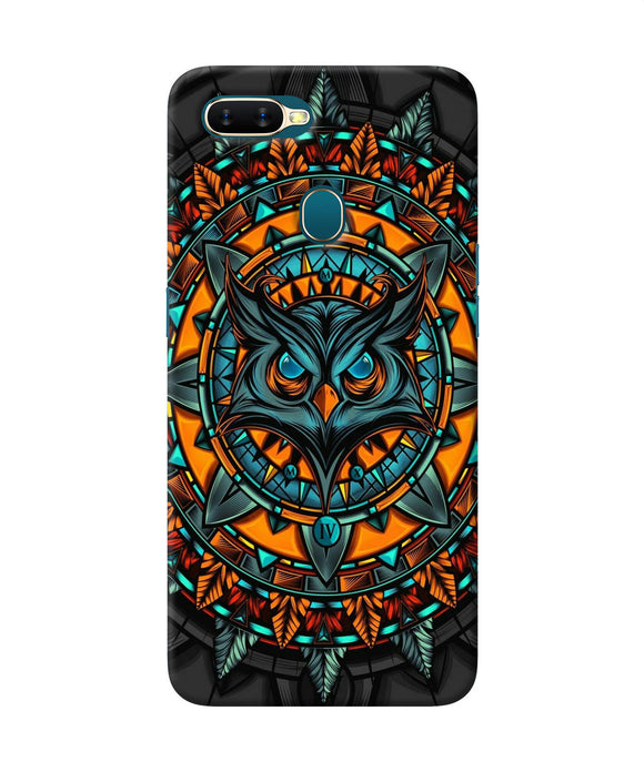 Angry Owl Art Oppo A7 / A5s / A12 Back Cover