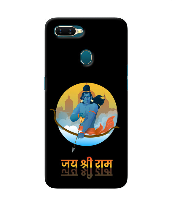 Black Jay Shree Ram Oppo A7 / A5s / A12 Back Cover