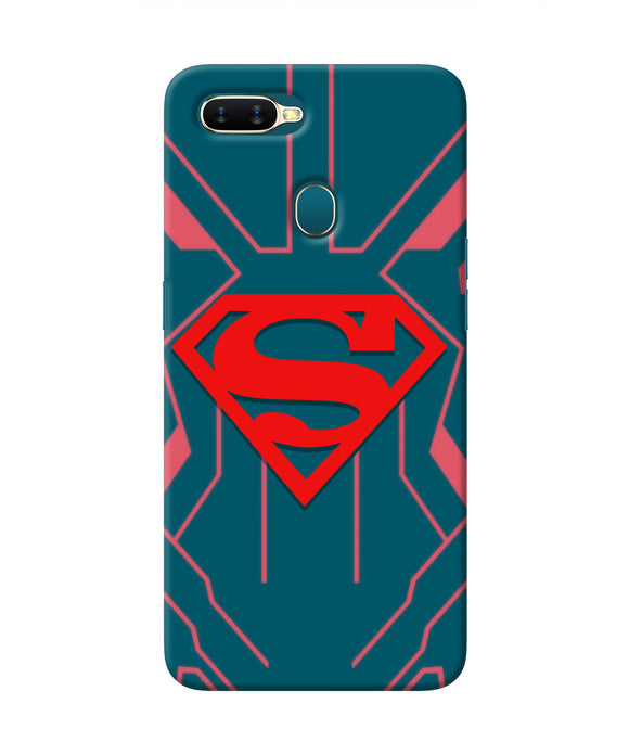 Superman Techno Oppo A7/A5s/A12 Real 4D Back Cover