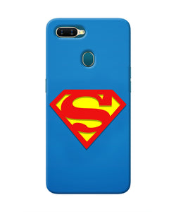 Superman Blue Oppo A7/A5s/A12 Real 4D Back Cover