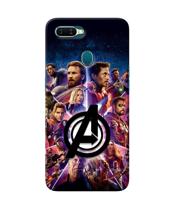 Avengers Superheroes Oppo A7/A5s/A12 Real 4D Back Cover