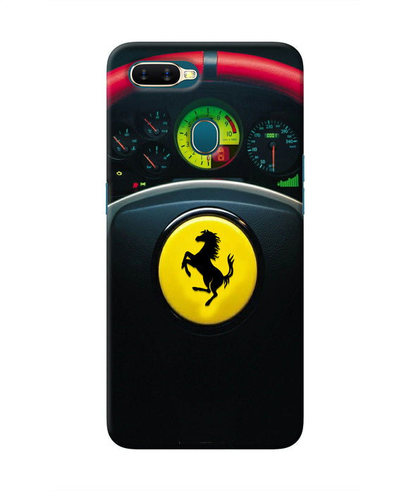 Ferrari Steeriing Wheel Oppo A7/A5s/A12 Real 4D Back Cover
